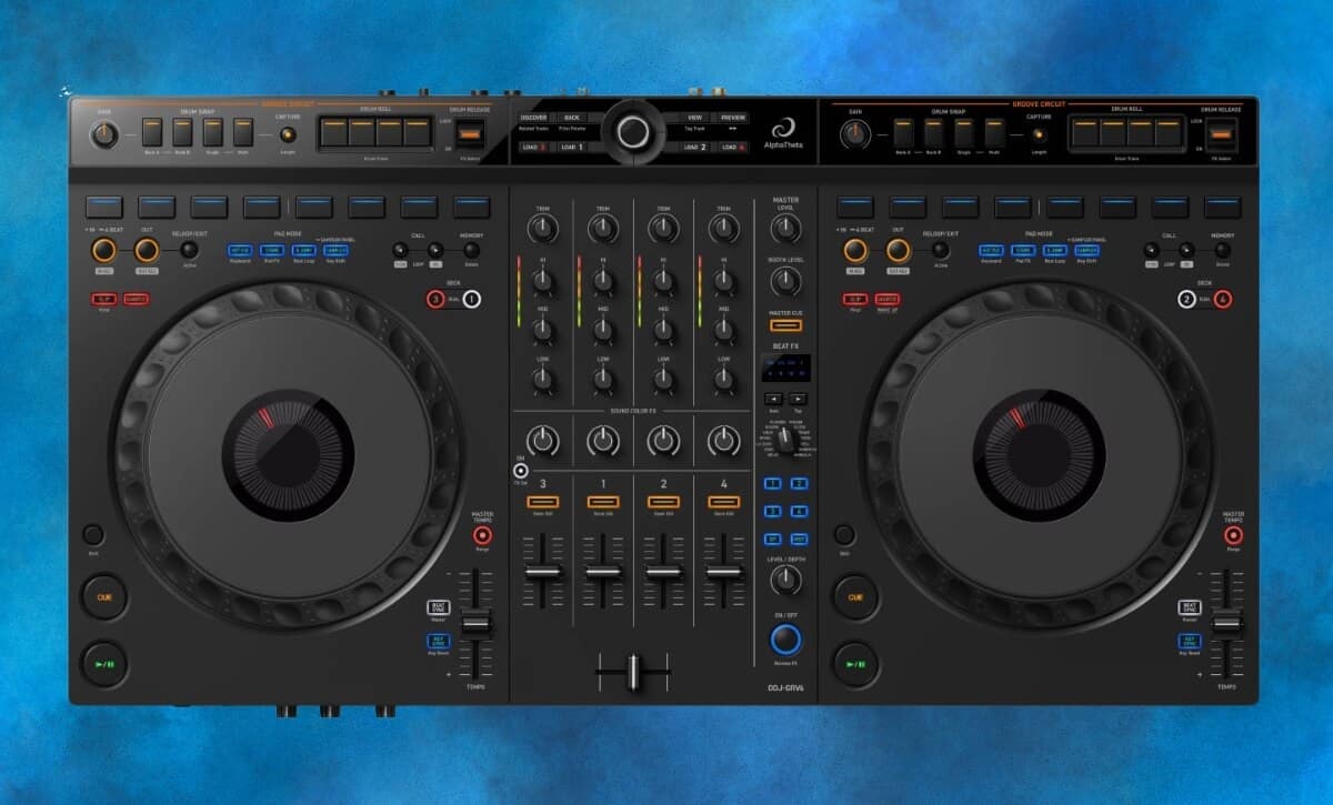 AlphaTheta announces new 4-channel DJ controller, the DDJ-GRV6