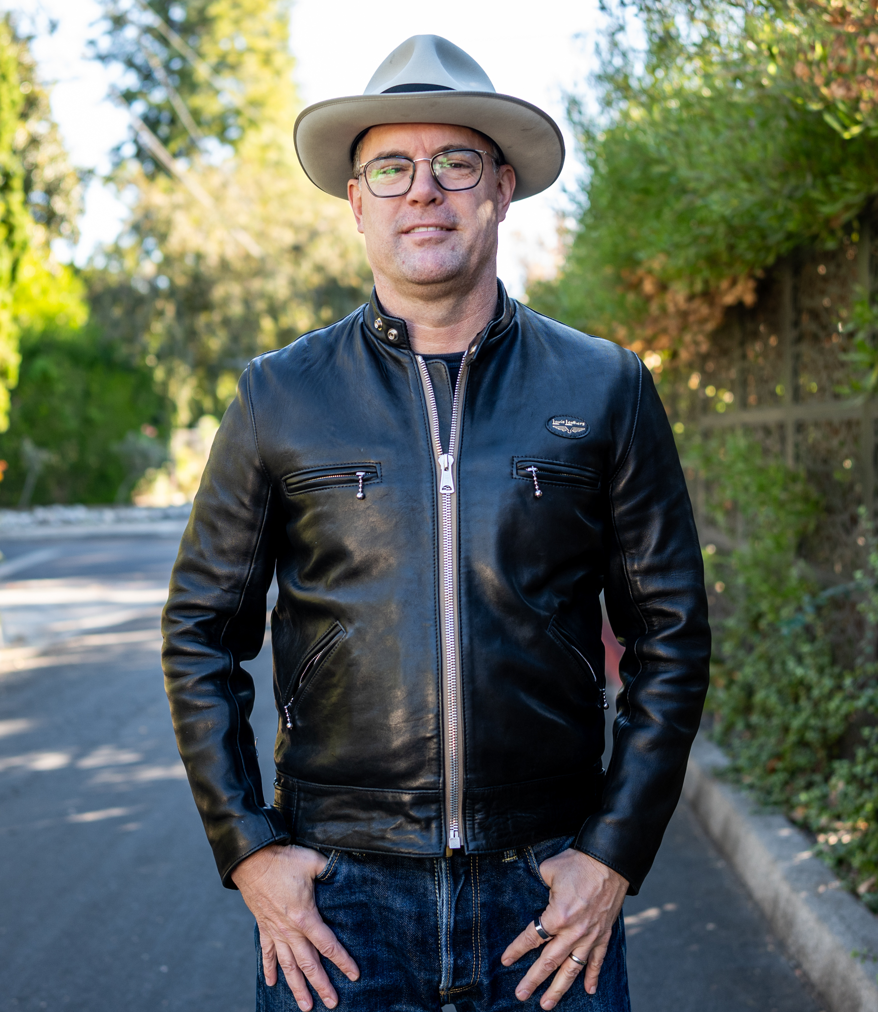 Lewis Leathers Super Sportsman in Black Sheep - Size 42 | The