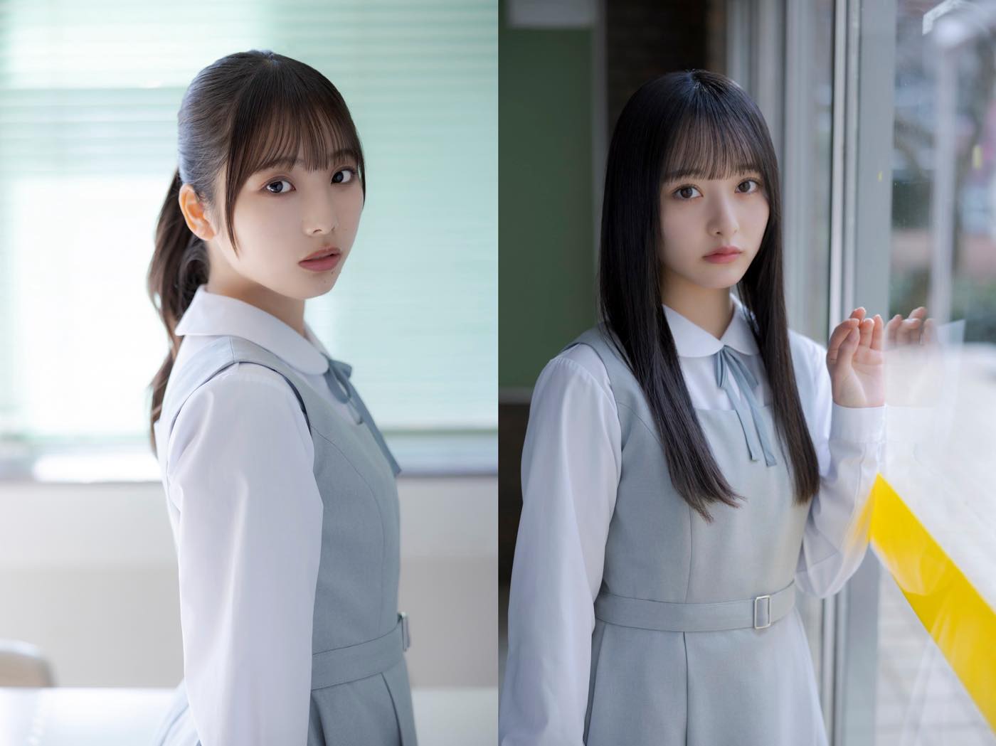 日向坂46五期生・下田衣珠季＆片山紗希、撮り下ろし写真＆手書き