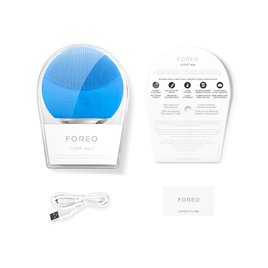 Foreo Luna Mini 2 in Aquamarine - Organic Bunny