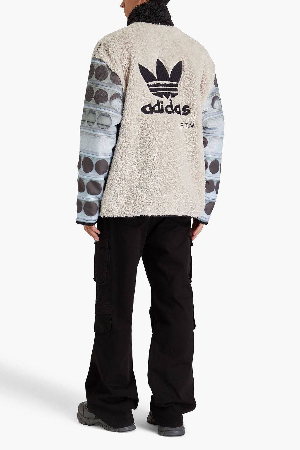 ADIDAS ORIGINALS X SONG FOR THE MUTE フリース ジャケット プリント