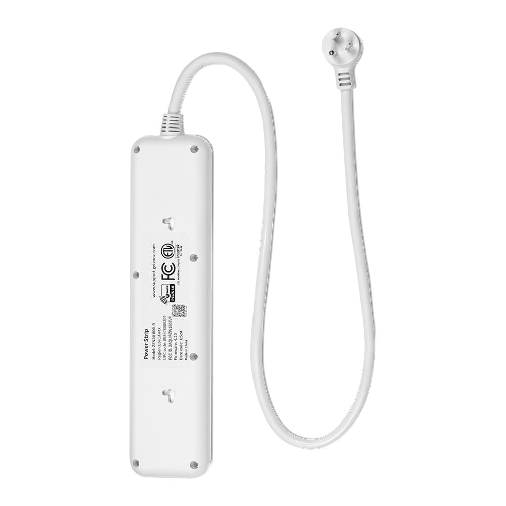 Zooz 800 Series Z-Wave Long Range Power Strip ZEN20 800LR - The