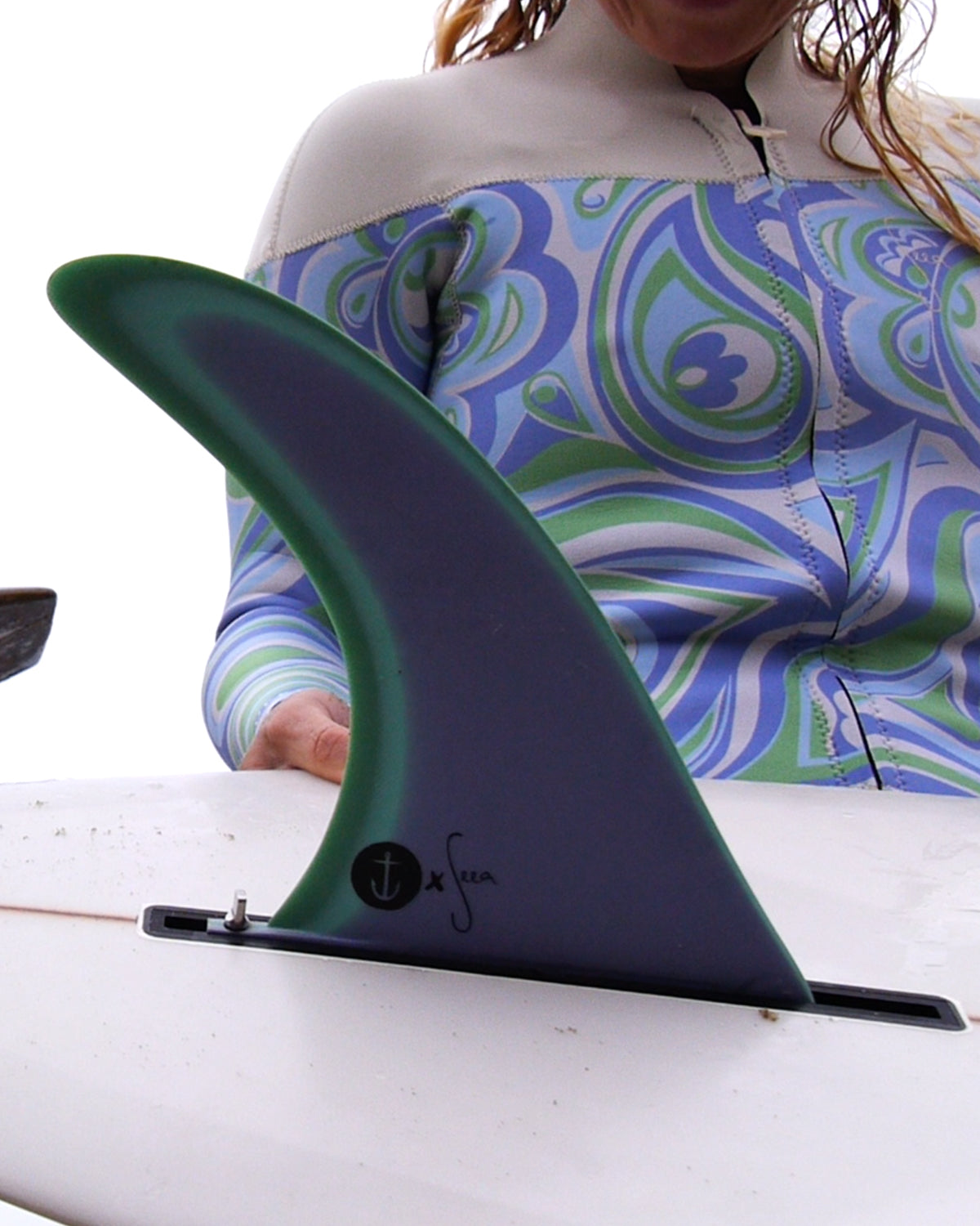 Seea x Captain Fin 8.5” Raked Fin - Seea
