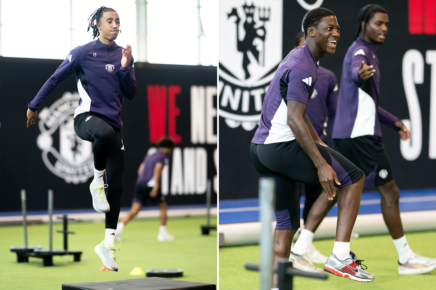 Man Utd stars jumped straight in Carrington ice baths and saunas