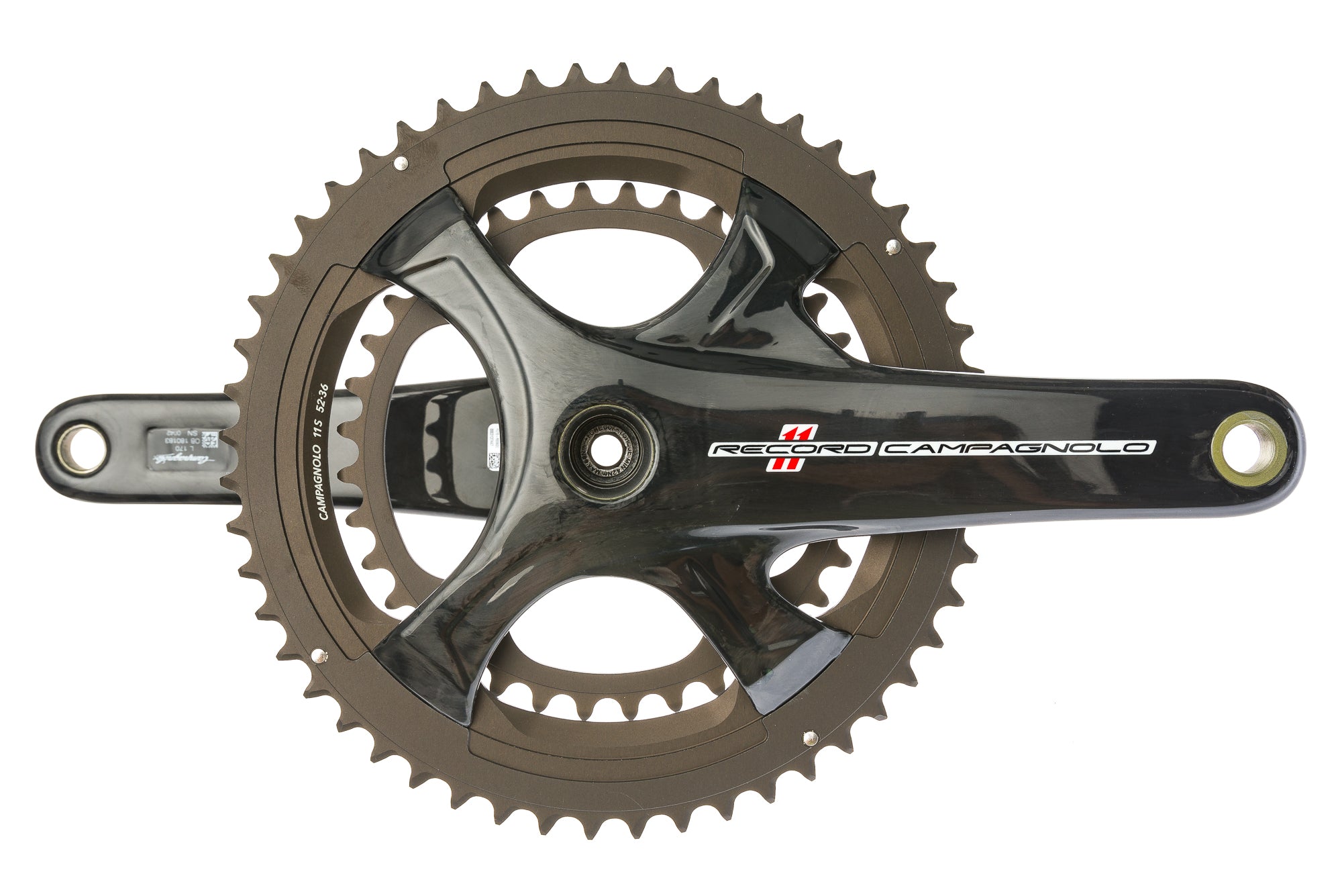 Campagnolo Record 11 Crankset 11 Speed 170mm 52 | The Pro's Closet