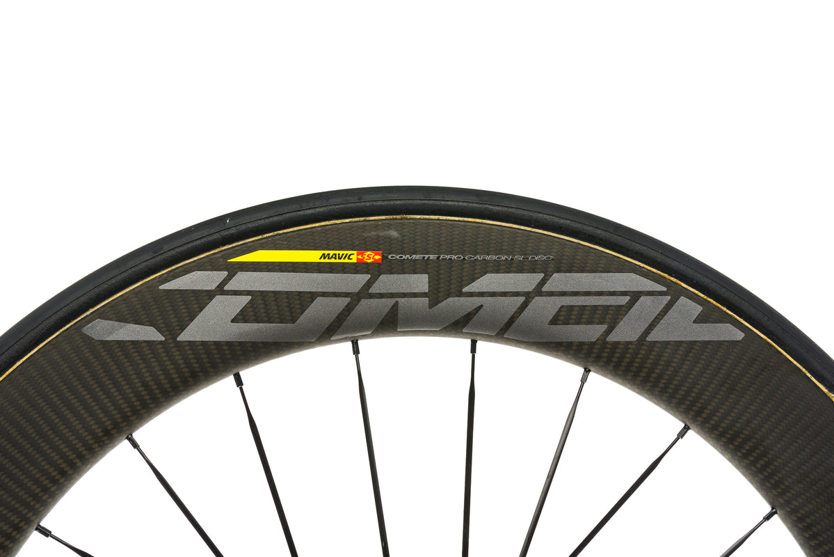 Mavic Comete Pro Carbon SL Disc 700c Tubular Whe | The Pro's Closet