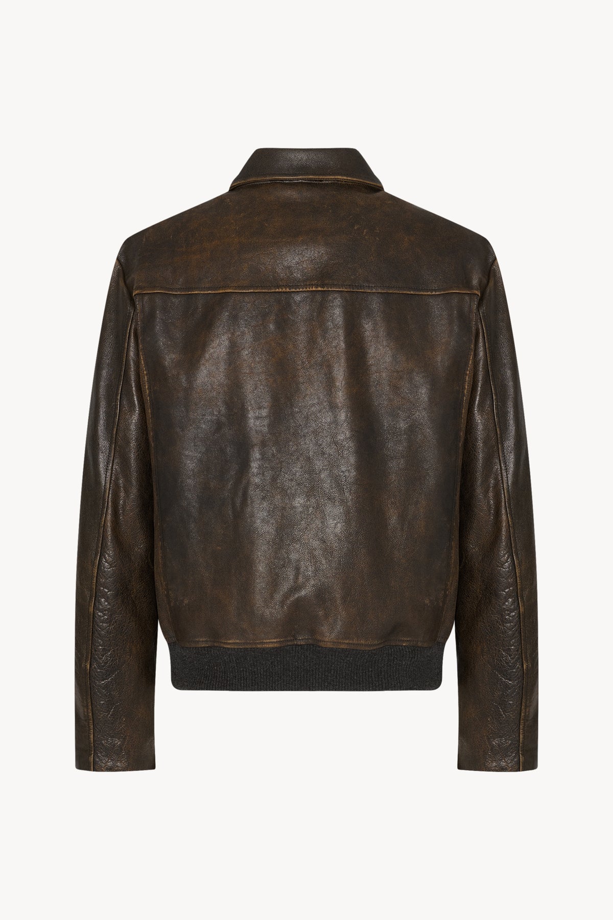 Akia レザージャケット Brown – The Row