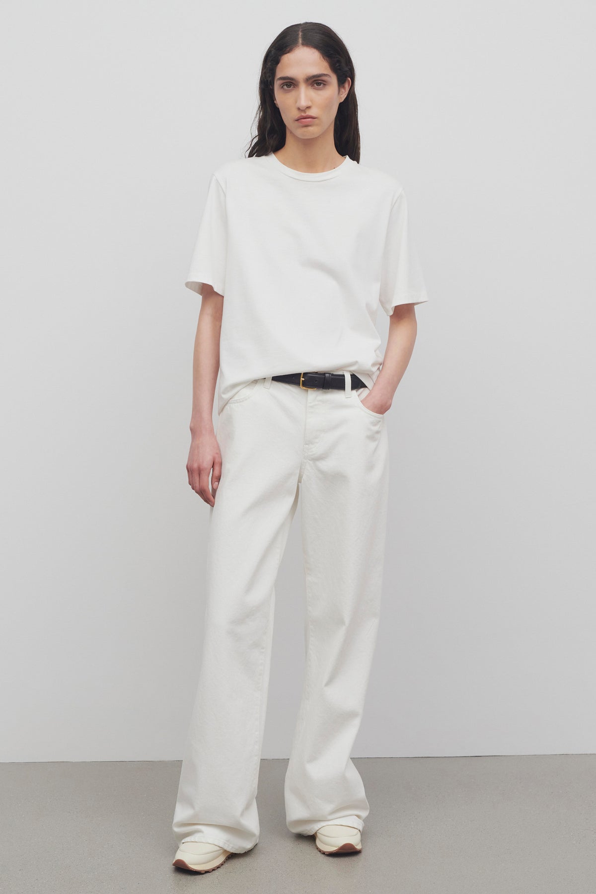 Eglitta コットンジーンズ ホワイト – The Row