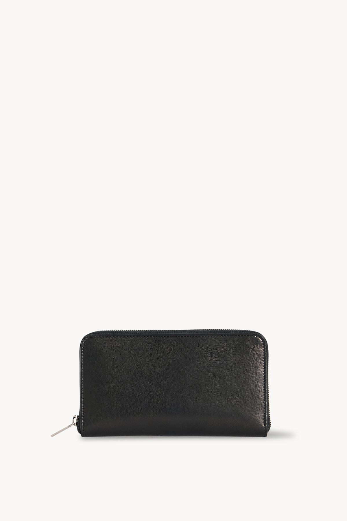 Large Zip Wallet Black – The Row