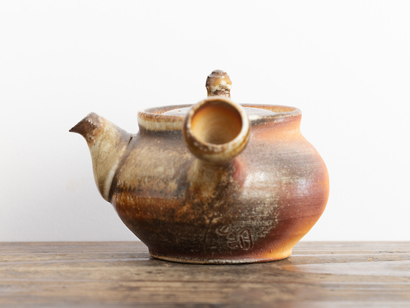 信楽焼焼 急須 窯変 大西左朗 作, 90 ml [POT-30-003-0090] - 87,000円