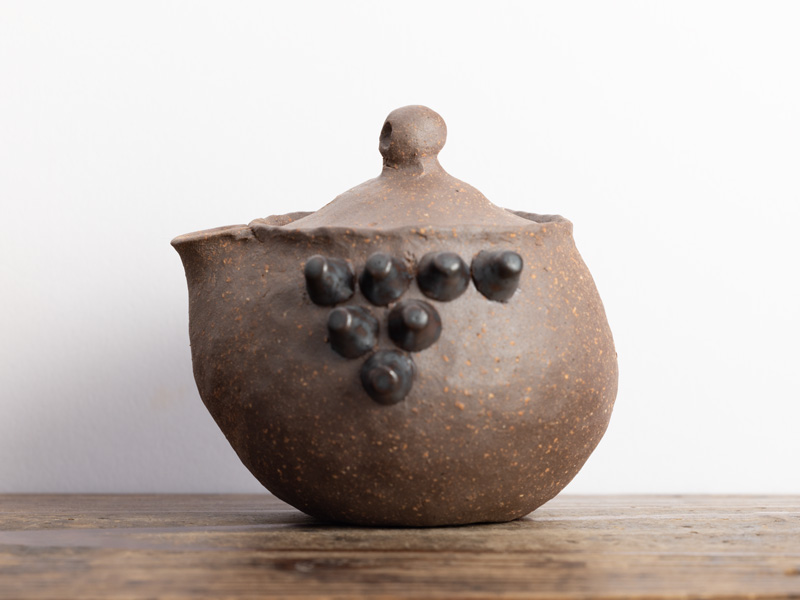 萬古焼 手びねり 宝瓶 原泰介 作 120 ml [POT-67-005-0120] - 28,500円