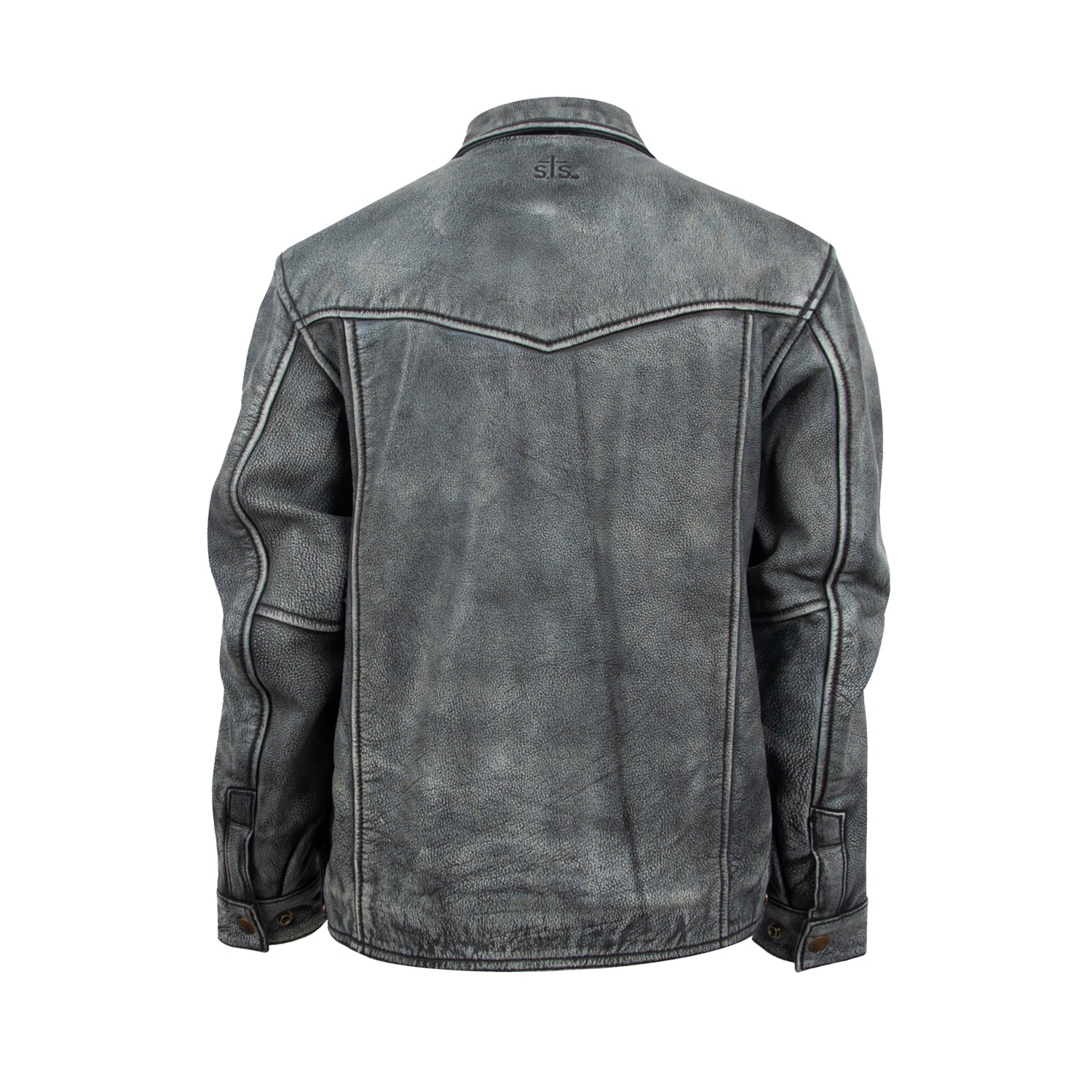 STS Ranchwear Womens Rifleman Stone Wash Leather Leather Jacket