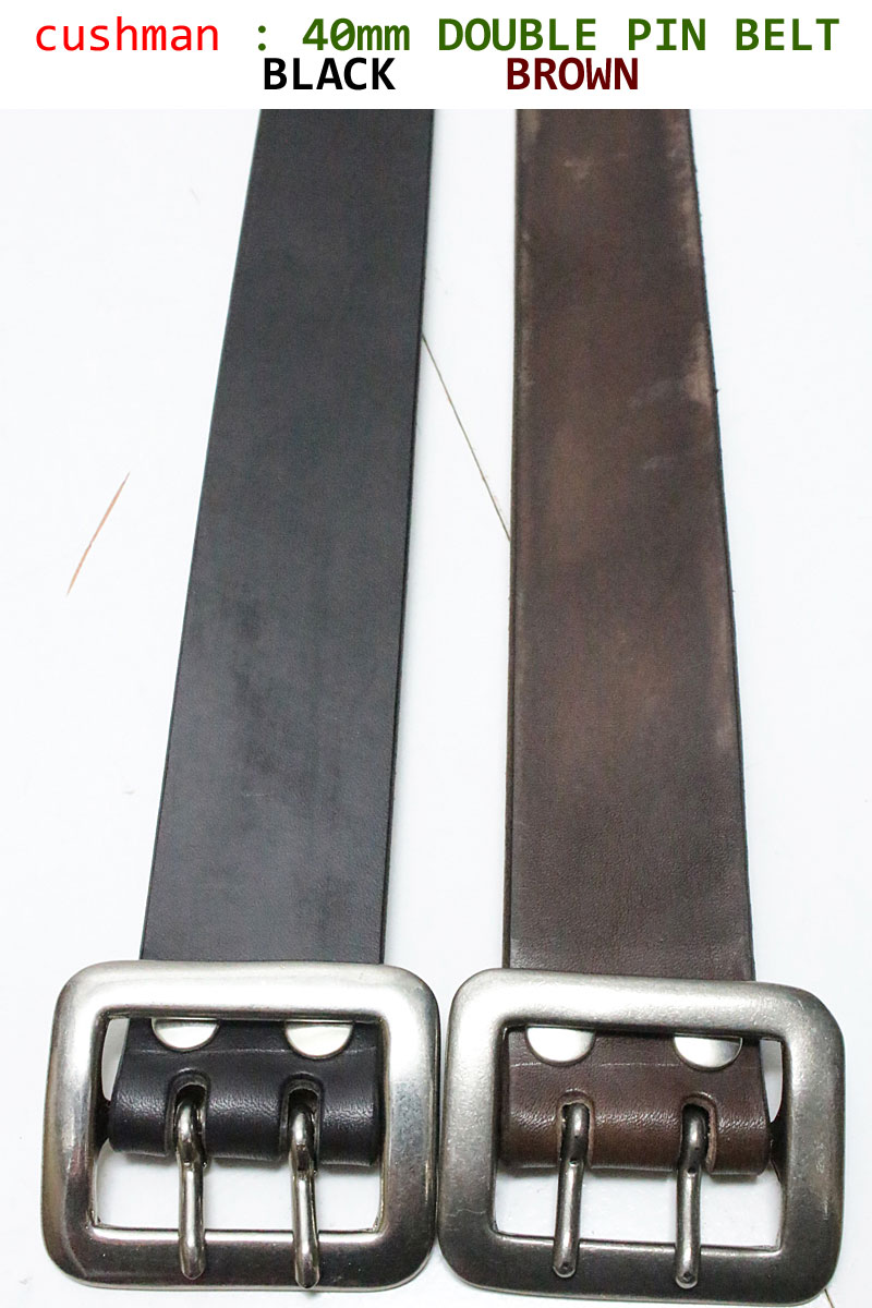 クッシュマン 【#29601 40mmダブルピンベルト ＜ブラック