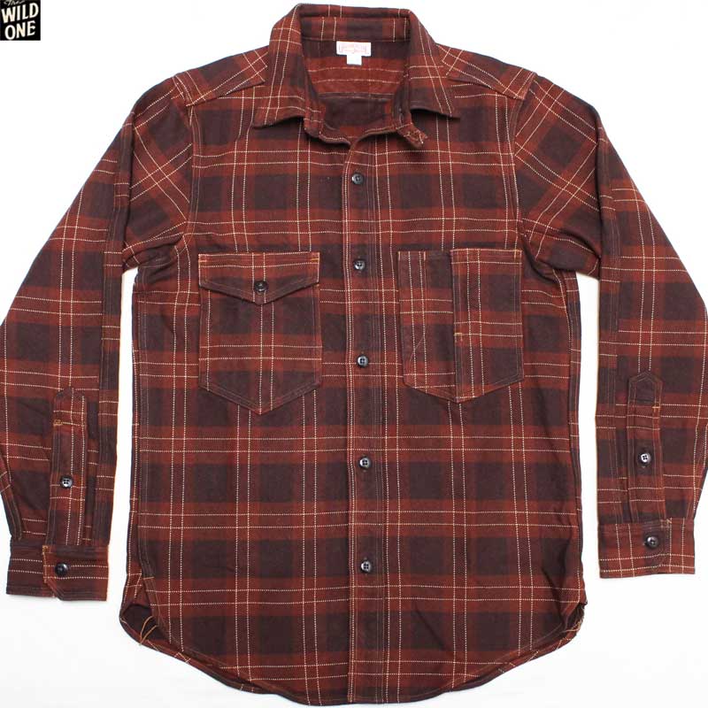 フリーホイーラーズ 【ブライストン】 裏起毛ネルシャツ