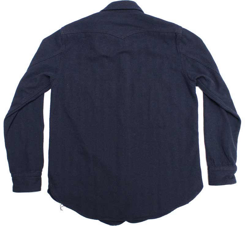 フリーホイーラーズ 【US NAVY オフィサーシャツ ＜ネイビー コットン