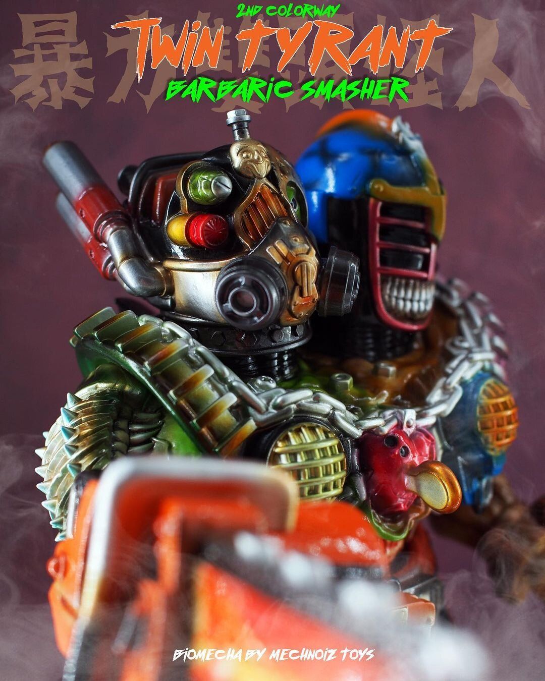 TWIN TYRANT (2nd Colorway) Barbaric Smasher by MechNoiz Toys - The