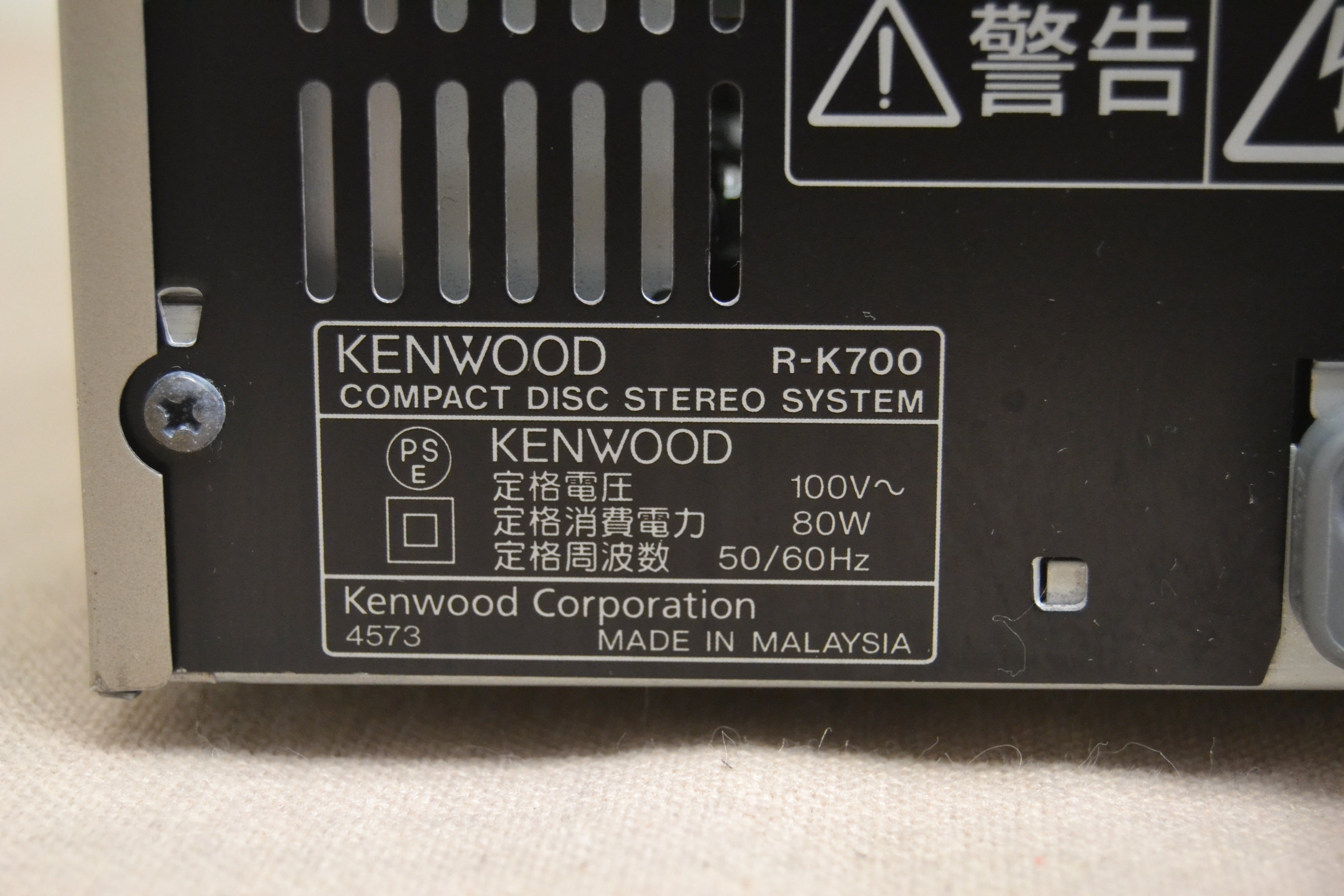 Kenwood R-K700 CD MD Minidisc Deck Player Recorder Compact Hi-Fi