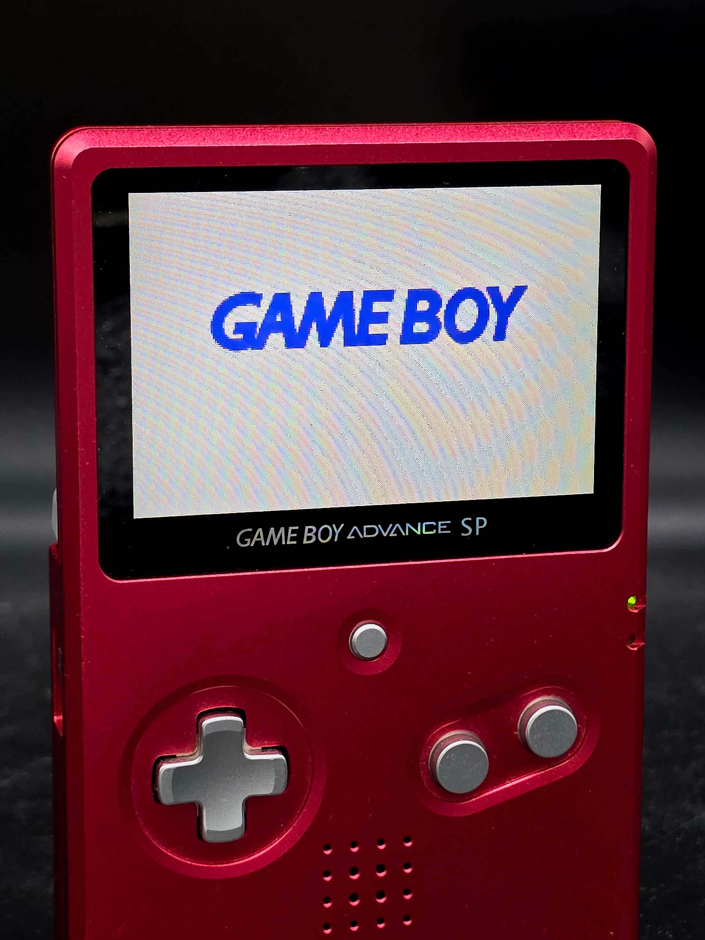 Boxy Pixel Unhinged - Nintendo Game Boy Advance GBA SP Handheld Consol