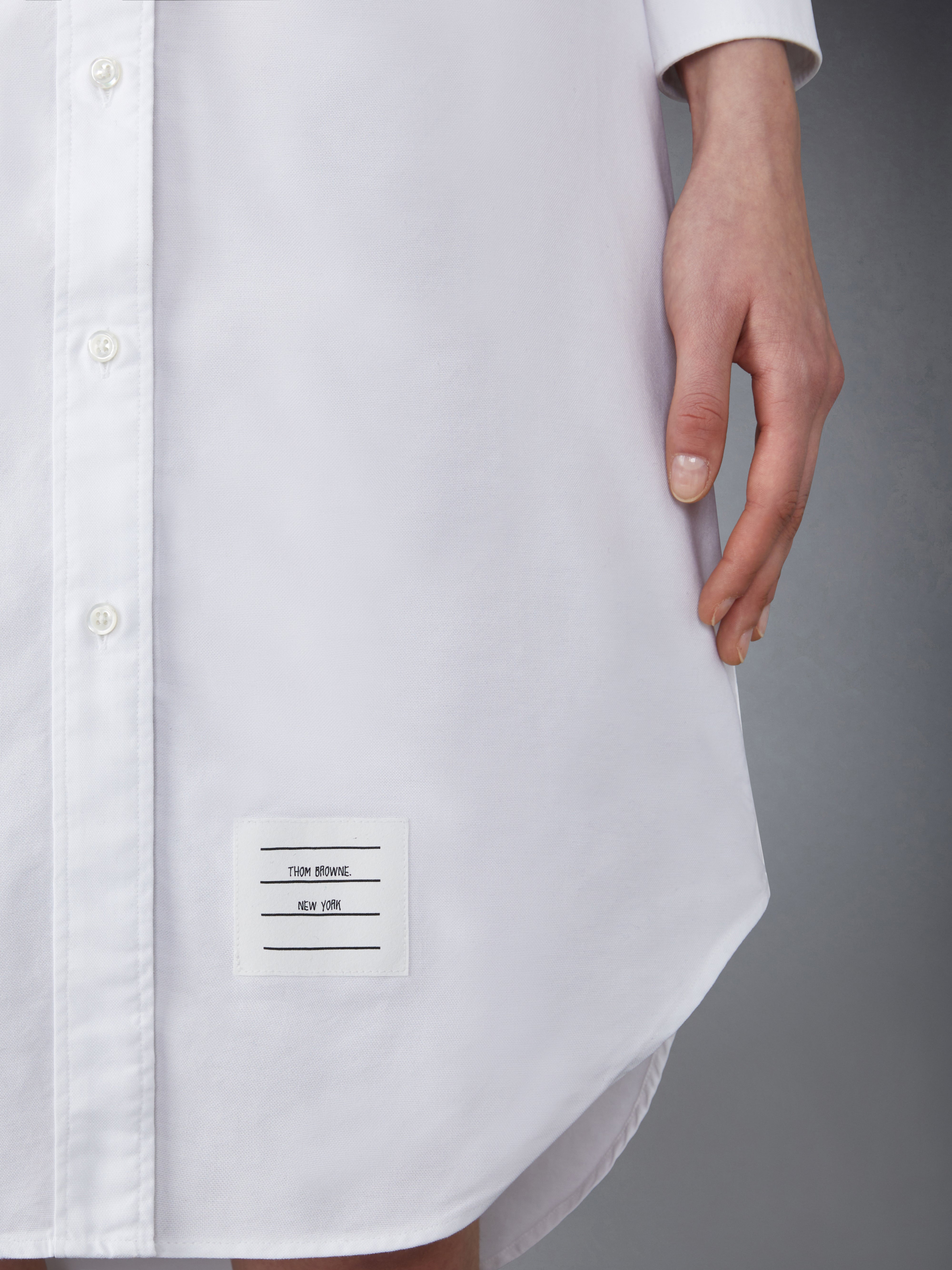 オックスフォード ストライプ シャツドレス | Thom Browne