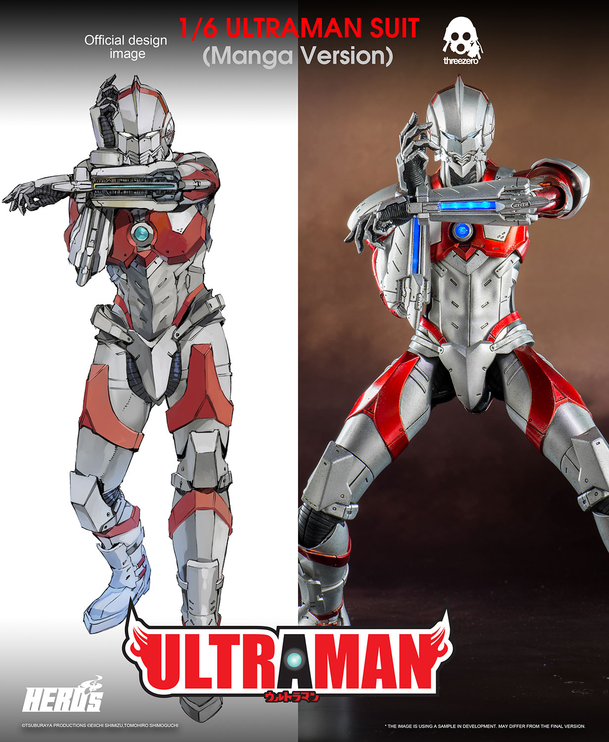 1/6 ULTRAMAN SUIT (Anime Version) – threezero store