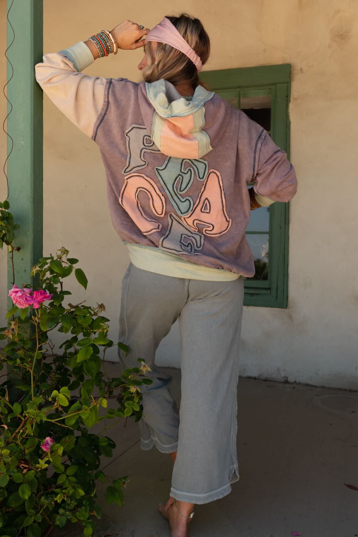 Peace Out Hoodie — Three Bird Nest