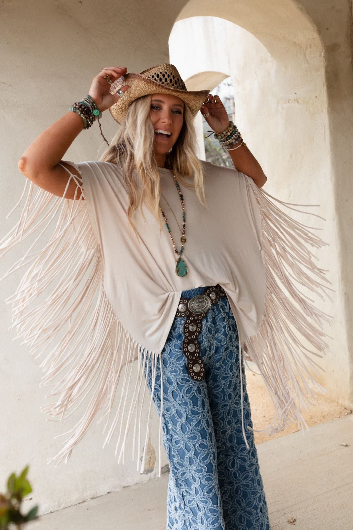 The Nest Showstopper Fringe Top — Three Bird Nest