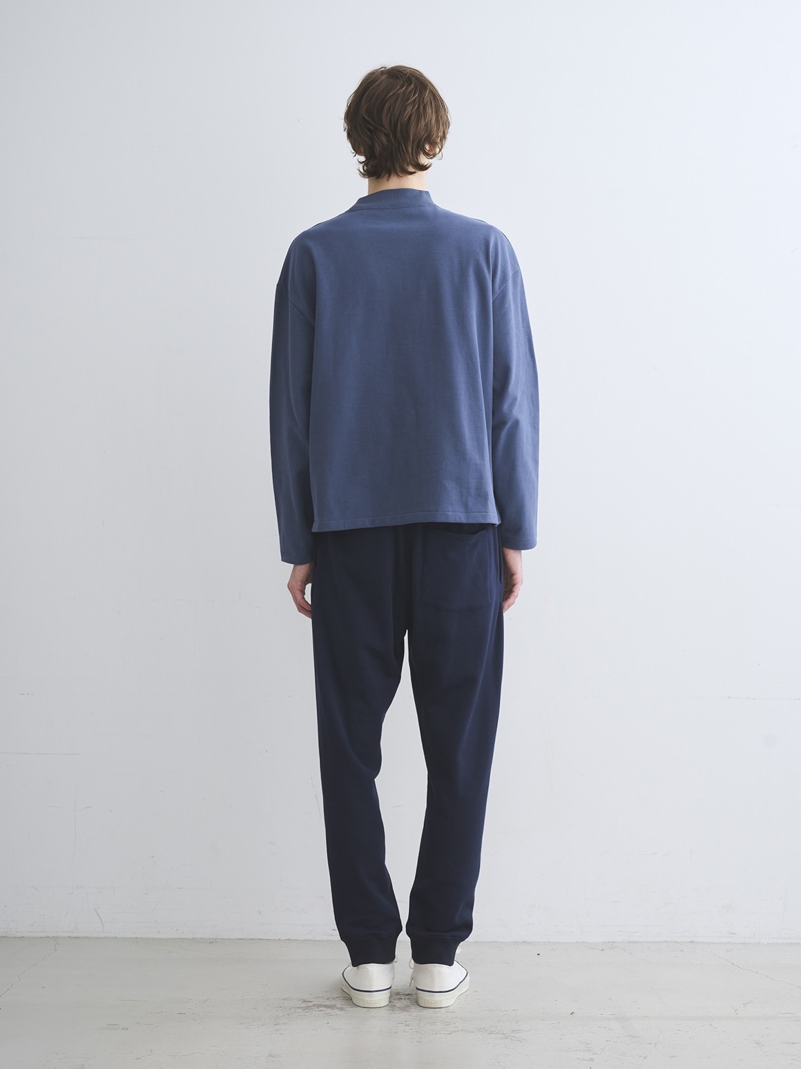 Men's heavy weight l/s mock neck｜スリードッツ オフィシャル