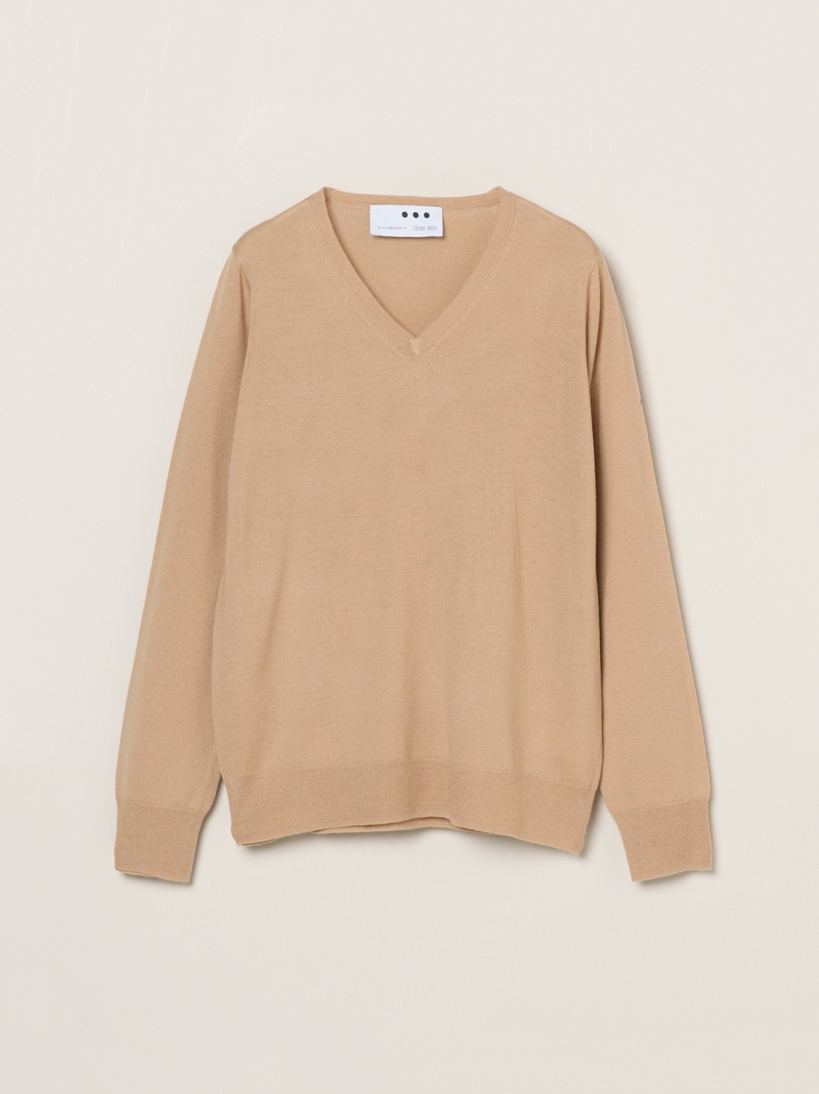 Merino superfine l/s v neck｜スリードッツ オフィシャルオンライン