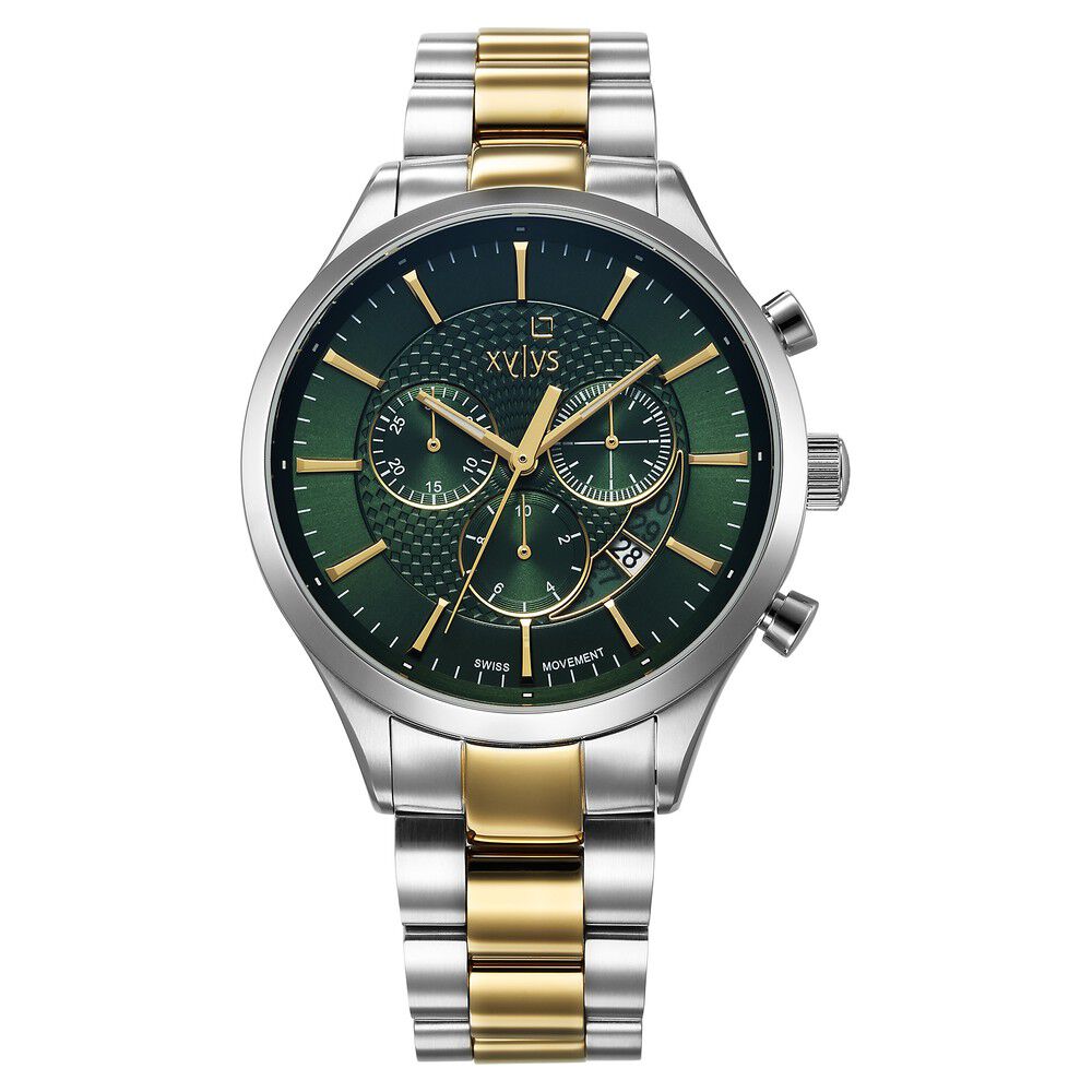 Buy Online Xylys Triumph Swiss Chronograph Stainless Steel Green