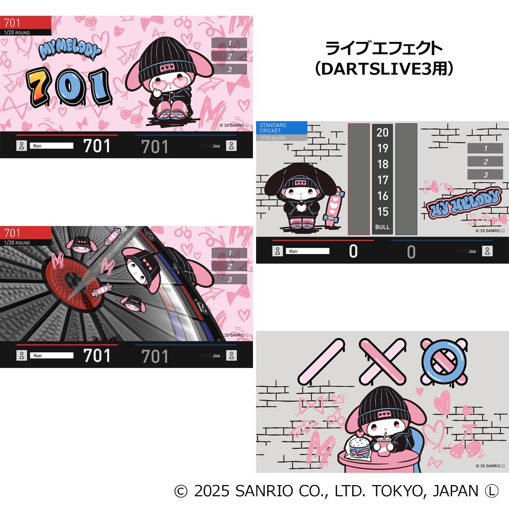 ダーツセット Sanrio characters with DARTSLIVE CARD サンリオ