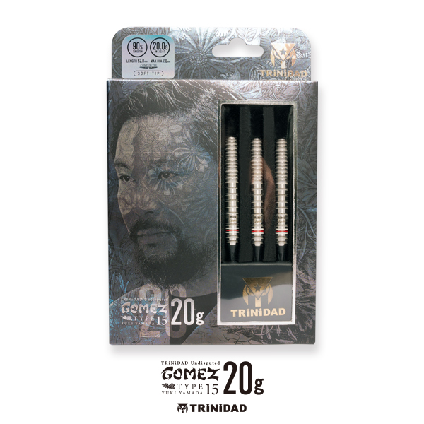 ダーツ バレル TRiNiDAD Undisputed GOMEZ15 20g 山田勇樹 選手モデル