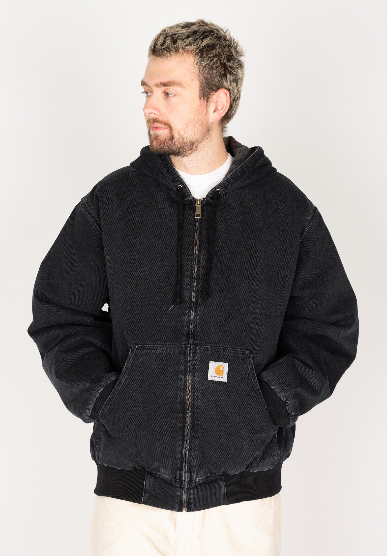 OG Active Jacket Carhartt WIP Winter Jackets in blackstonewashed