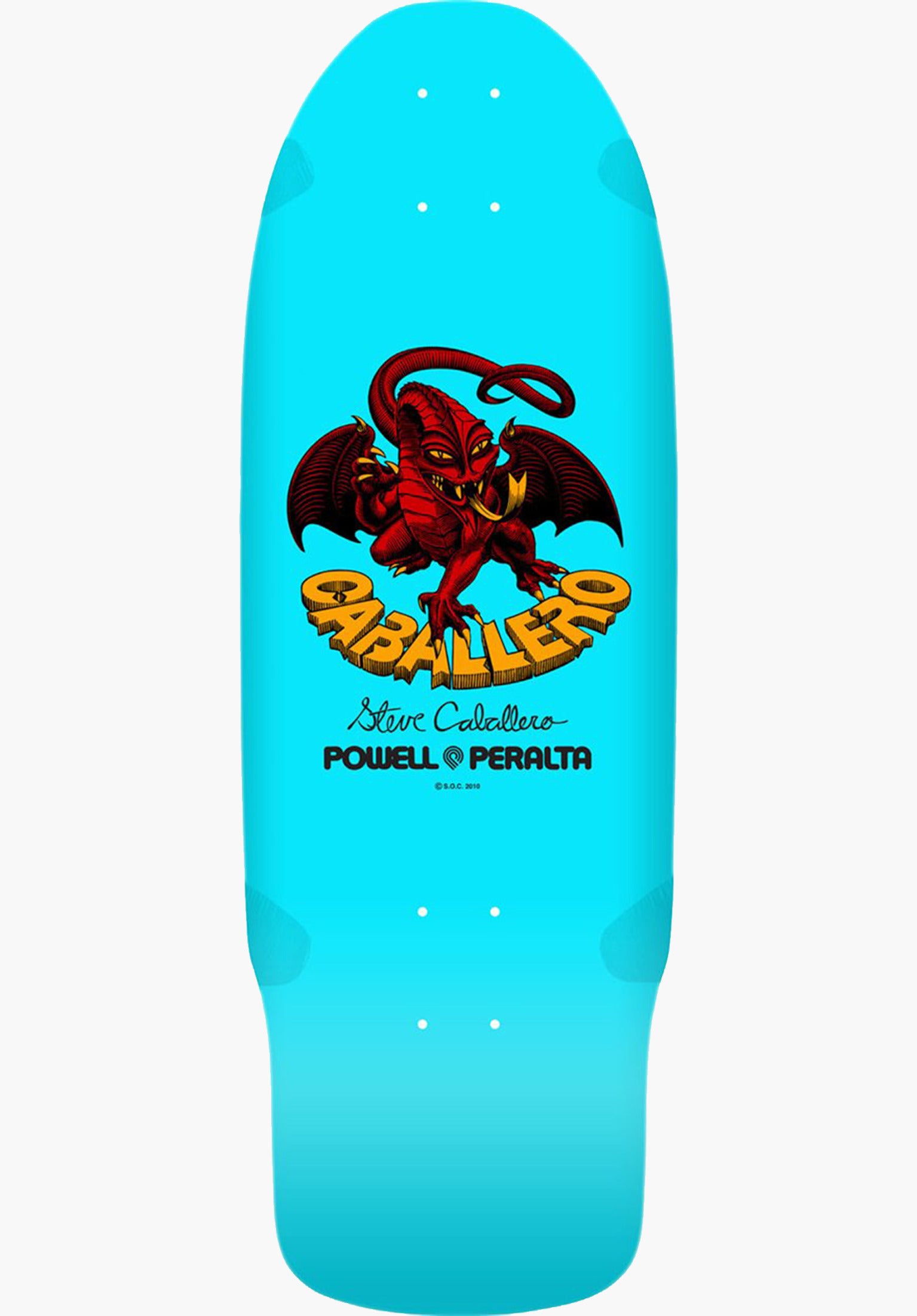 Steve Caballero Limited Edition Powell-Peralta Deck in lightblue