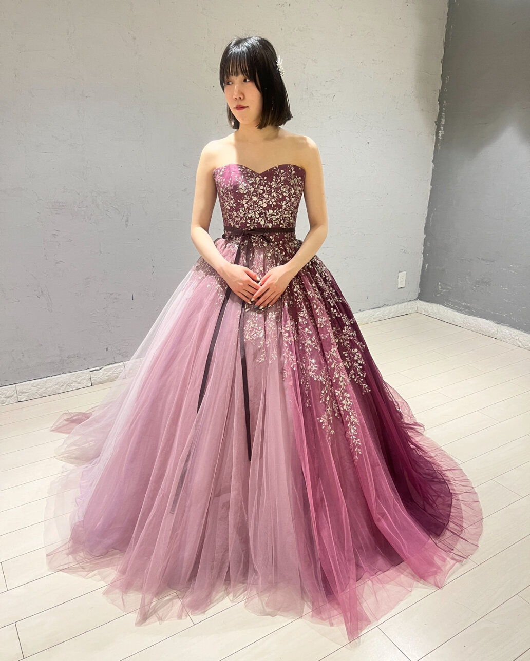 パープルジュメル🍇 ルルフェリーチェドレスのご紹介💕 | ウェディング