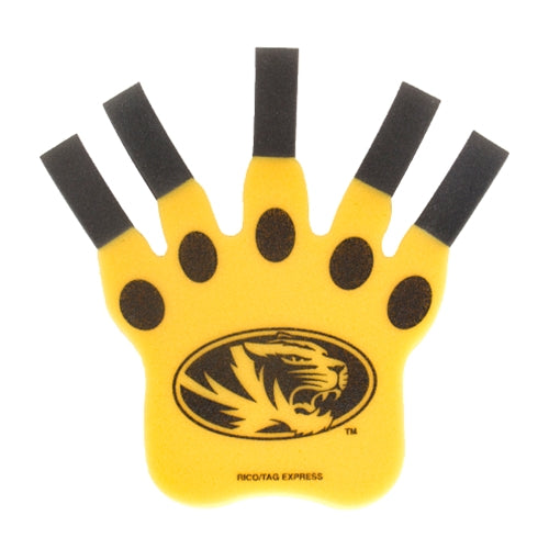 Mizzou Oval Tiger Head Black & Gold Foam Claw – Tiger Team Store