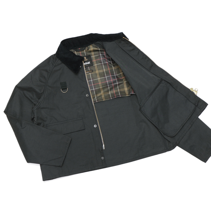 Barbour（バブァー）SPEY（スペイ）PEACH SKIN/Navy（ネイビー