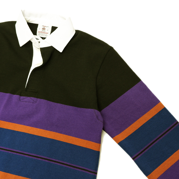 BARBARIAN（バーバリアン）Heavy Weight Rugby Collar Shirt