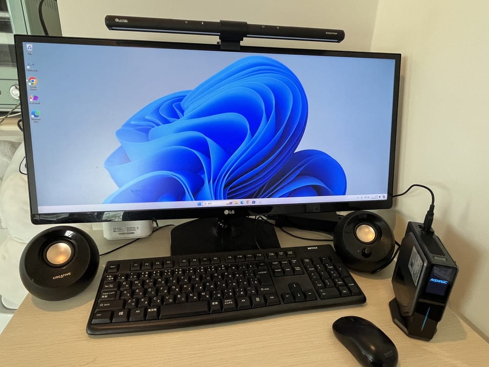 ACEMAGIC S1 N100』レビュー | ミニスクリーン搭載の高コスパ小型