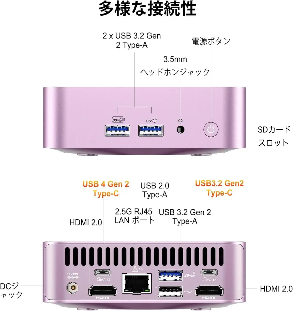 人気ミニPC『GEEKOM A6』のピンクエディションが登場！オシャレさ