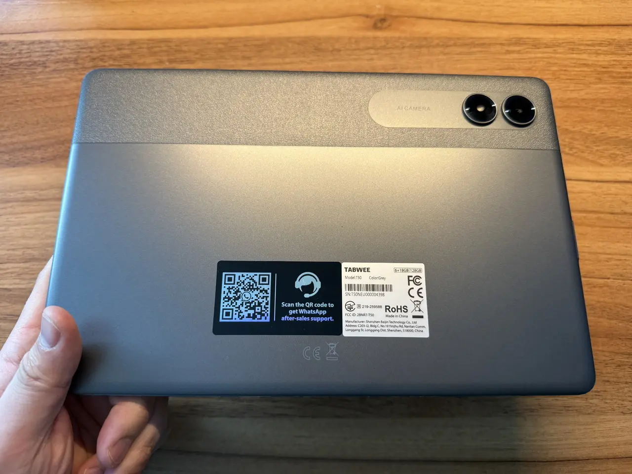 TABWEE T50 実機レビュー！Android 16搭載11インチタブレットの性能