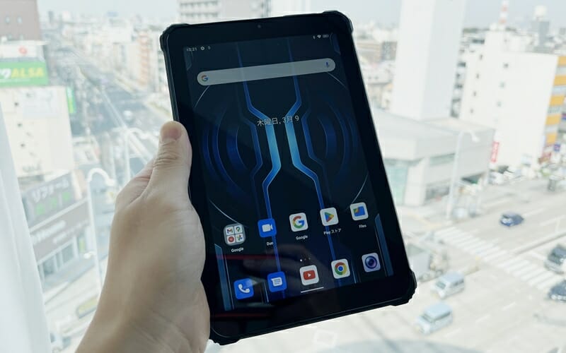 OUKITEL RT3』レビュー | コンパクトかつ頑丈な8インチ型タフネス