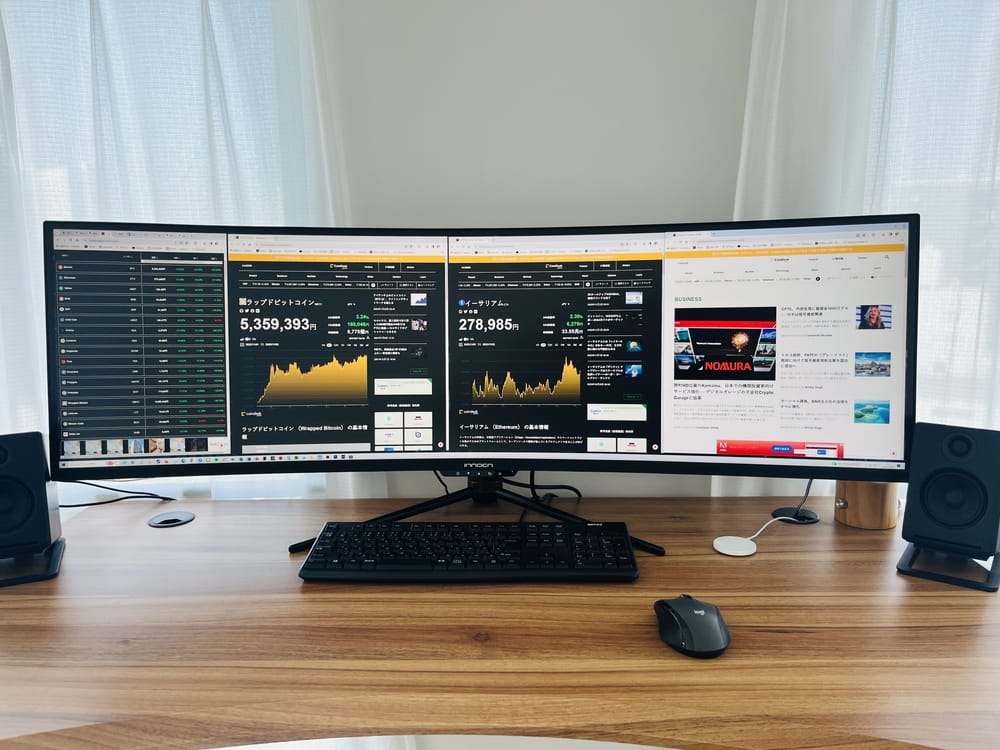 Innocn 49C1R』レビュー | 49インチ・5K解像度・最高120Hz対応の曲面