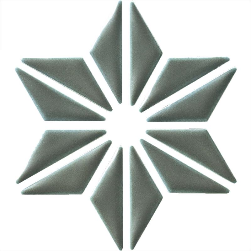 モザイクタイル 麻の葉 45×14三角形 [紙貼り] 色:FRO-033 53840NMK