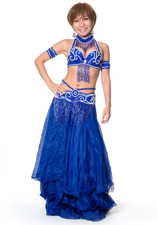 ベリーダンス衣装 ブラ&ベルトセット の通販[送料無料] - TIRAKITA.COM