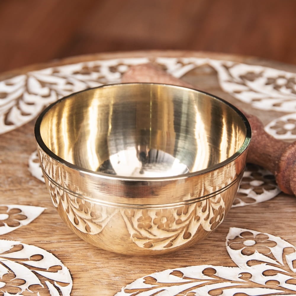 シンプルシンギングボウル ライン模様入り 約9.5cm の通販 - TIRAKITA.COM