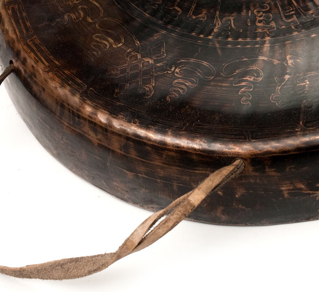 チベット仏教の銅鑼【27cm 1250g】 の通販[送料無料] - TIRAKITA.COM