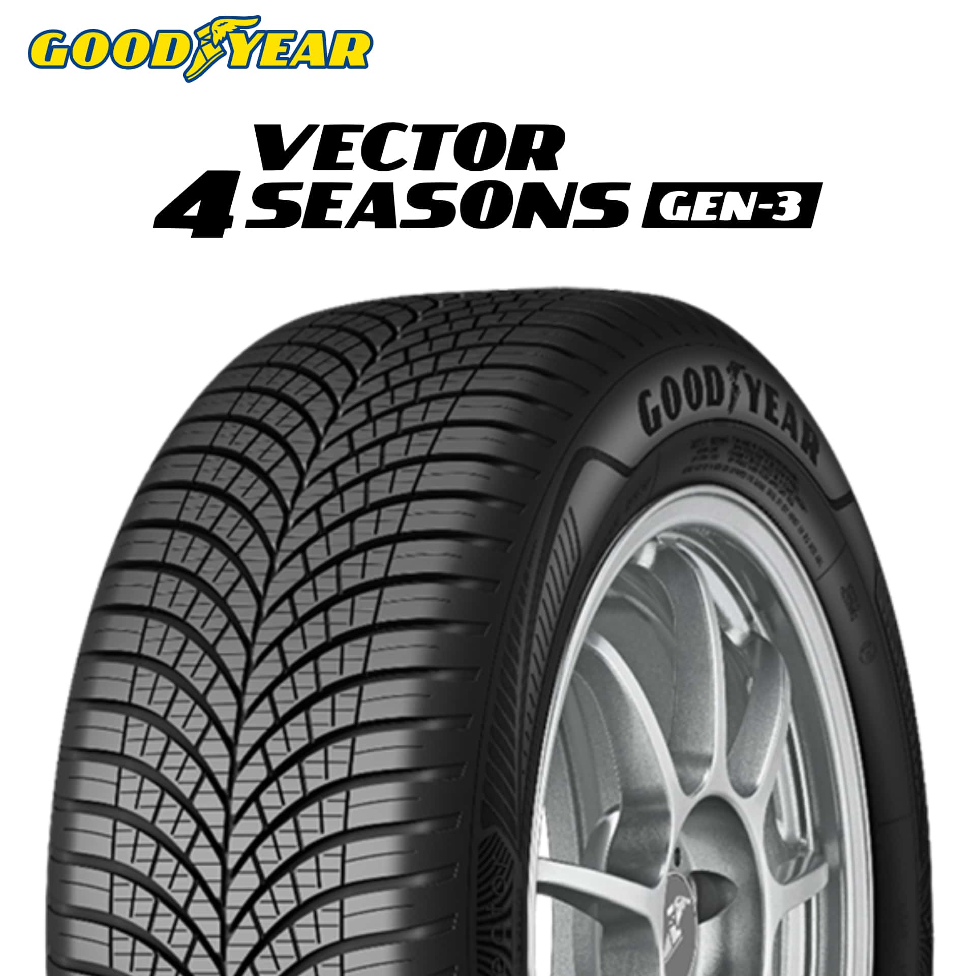 24年製 215/45R17 91W XL グッドイヤー Vector 4Seasons Gen-3