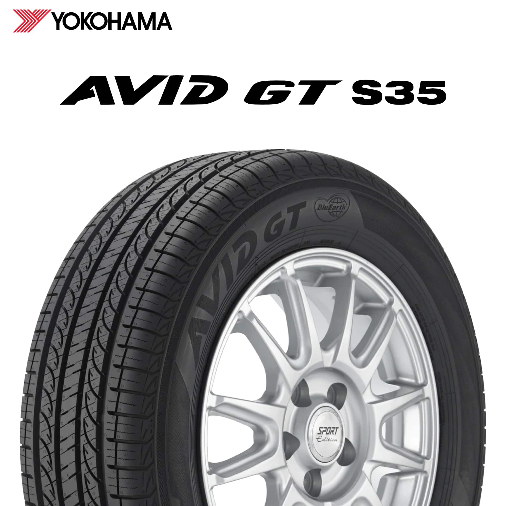 24年製 日本製 235/55R19 101V ヨコハマタイヤ AVID GT S35