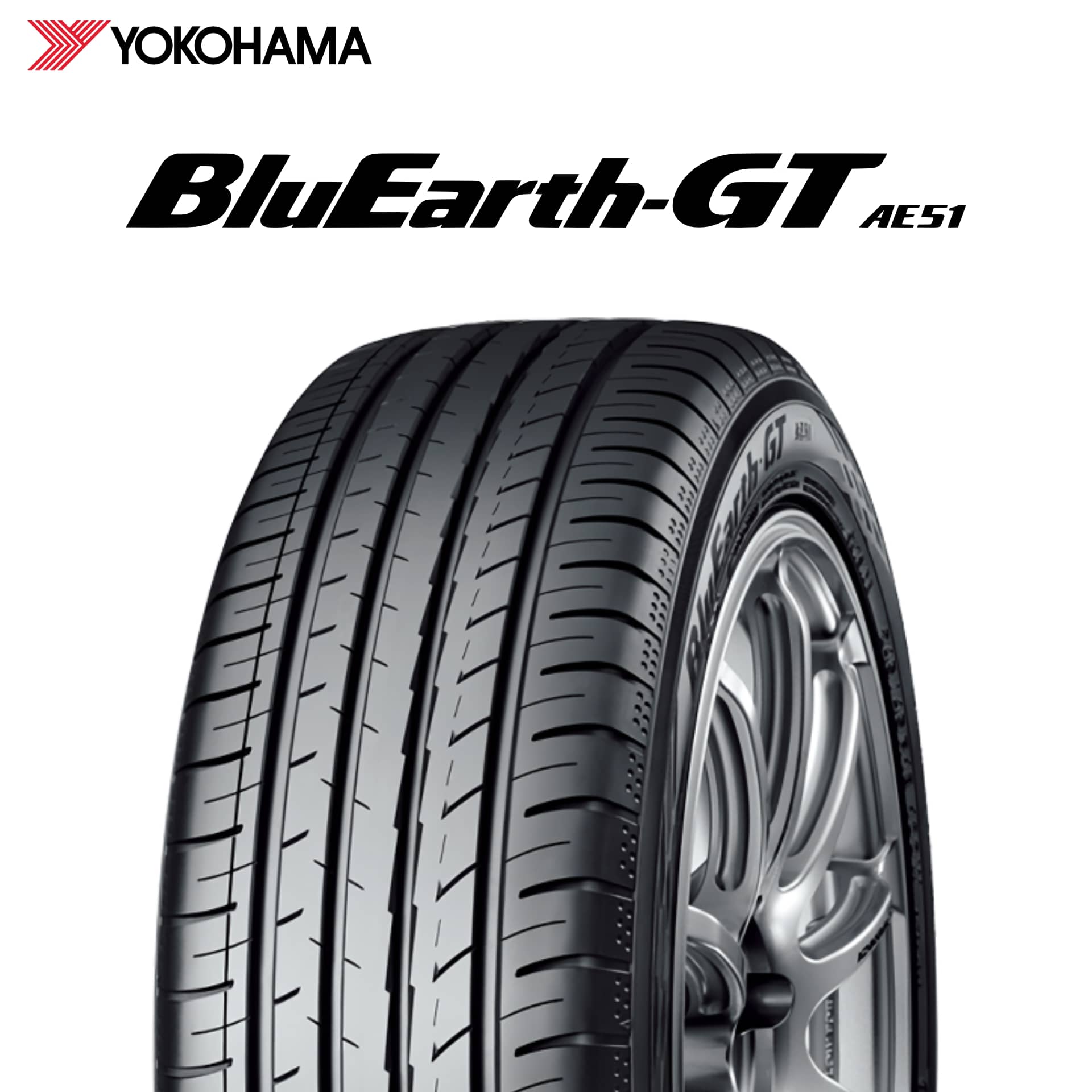 24年製 日本製 215/45R17 91W XL ヨコハマタイヤ BluEarth-GT AE51