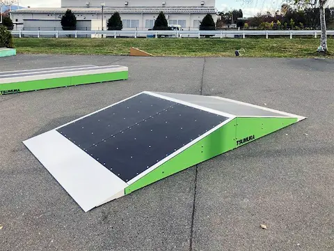 スケートパーク施工事例|長野県波田扇子田運動公園スケートボード場